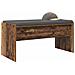 Panca per ingresso con cuscino Legno vecchio 83 x 38 x 40 cm - Foto miniatura 3