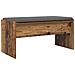Panca per ingresso con cuscino Legno vecchio 83 x 38 x 40 cm - Foto miniatura 7