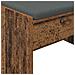 Panca per ingresso con cuscino Legno vecchio 83 x 38 x 40 cm - Foto miniatura 8