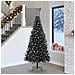 Albero di Natale con 300 LED con supporto Nero 240 cm PVC - Foto miniatura 2