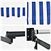 Tettuccio Elettrico Retrattile Blu e Bianco 4,5 × 3 m - Foto miniatura 7