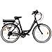 Bici E-bike 6v Donna Misura 26 Motore Posteriore Mxus 45nm 250w Batteria 36v 7.8ah E-ven26steel Bicicletta City Bike - 46 Nero - Foto miniatura 1