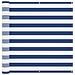 Schermo da balcone Blu e Bianco 110 x 600 cm Tessuto Oxford - Foto miniatura 1
