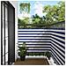Schermo da balcone Blu e Bianco 110 x 600 cm Tessuto Oxford - Foto miniatura 2