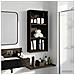 Armadio da bagno a muro Rovere Nero 30 x 10 x 60,5 cm - Foto miniatura 2