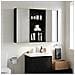 Armadio da bagno a muro Rovere Nero 30 x 10 x 60,5 cm - Foto miniatura 4