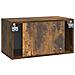 Mobile Porta TV da Muro Rovere Fumo 59,5 x 31 x 30 cm - Foto miniatura 6