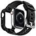 Spigen Rugged Armor Pro Per Apple Watch 4 / 5 / 6 / 7 / 8 / Se (44 / 45mm) Nero - Foto miniatura 1