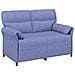 Set di divani 2 pz Blu jeans Tessuto - Foto miniatura 7