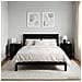 Comodino 2 pz Nero 33,5 x 34,5 x 50 cm Legno ingegnerizzato - Foto miniatura 2