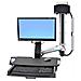 StyleView Sit-Stand Combo System with Worksurface and Small Black  - Foto miniatura 1
