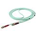 Cavo in Fibra Ottica Multimodale Duplex OM4 LC / LC - 100 Gb - 50/125 - LSZH - Turchese da 5m - Foto miniatura 2