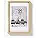 Design Steel Style Cornice Portafoto, Oro, 15 x 20 cm - Foto miniatura 1