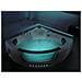 Vasca Da Bagno Bianca Con Led E Idromassaggio 155 Cm Martinica - Foto miniatura 8