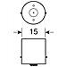 Lampa 12v Ultra Life - R5w - 5w - Ba15s - 2 Pz - Blister - Foto miniatura 3