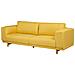 Divano A 3 Posti Color Giallo Nivala - Foto miniatura 6
