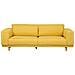 Divano A 3 Posti Color Giallo Nivala - Foto miniatura 1