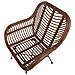 Sedia In Rattan Marrone Canora - Foto miniatura 11