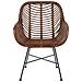 Sedia In Rattan Marrone Canora - Foto miniatura 13