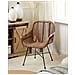 Sedia In Rattan Marrone Canora - Foto miniatura 14