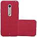 Custodia Compatibile Con Motorola Moto X Play In Frosty Rosso - Hard Case Coperchio Protettivo In Frosted Look Contro I Graffi E Gli Urti - Foto miniatura 1