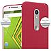 Custodia Compatibile Con Motorola Moto X Play In Frosty Rosso - Hard Case Coperchio Protettivo In Frosted Look Contro I Graffi E Gli Urti - Foto miniatura 3