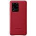 Custodia Leather Cover Ef-vg988lregeu Per Galaxy S20 Ultra Sm-g988 Rosso - Foto miniatura 5