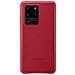 Custodia Leather Cover Ef-vg988lregeu Per Galaxy S20 Ultra Sm-g988 Rosso - Foto miniatura 1