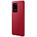 Custodia Leather Cover Ef-vg988lregeu Per Galaxy S20 Ultra Sm-g988 Rosso - Foto miniatura 2