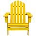 Sedia Giardino Adirondack in Legno Massello di Abete Gialla - Foto miniatura 2