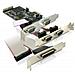 PCI Express card 4 x serial, 1x parallel scheda di interfaccia e adattatore - Foto miniatura 1