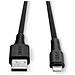 Cavo Usb A Lightning Nero 1m - Foto miniatura 3