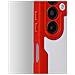 Cover 360° Per Galaxy A14 Retro Rigido Protezione Schermo Flessibile Bordo Rosso - Foto miniatura 5