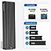 Caddy SSD Esterno USB-A USB-C con Adattatore Interfaccia M. 2 PCIe NVMe Colore Nero - Foto miniatura 3