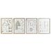 Quadro Dkd Home Decor 50 X 2 X 65 Cm Neoclassico (4 Pezzi) - Foto miniatura 1