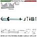 Motoriduttore Elettromeccanico Per Cancello Ante Battente Da 2 Metri Stelo Retrattile Reversibile Corsa 300 Mm 220 V S - Foto miniatura 1