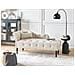 Chaise Longue Versione Sinistra Ivry Velluto Beige Chiaro - Foto miniatura 1