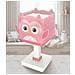 Lampada Comodino Per Bambini Little Pink Owl Piccola Civetta Rosa - Foto miniatura 1