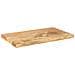 Piano Per Tavolo 60x40x2,5 Cm Rettangolare Legno Massello Mango - Foto miniatura 2