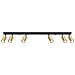 Lampada Da Soffitto Winx 6l Nero /oro Sl. 1388 - Moderno Lampade Da Soffitto Oro Nero 18.5x118x6 Cm - Foto miniatura 1