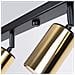 Lampada Da Soffitto Winx 6l Nero /oro Sl. 1388 - Moderno Lampade Da Soffitto Oro Nero 18.5x118x6 Cm - Foto miniatura 7