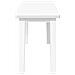 Panca 90 cm Bianco in Legno Massello di Hevea - Foto miniatura 5