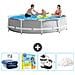 Piscina Fuori Terra - In Giro - 305x305x76 Cm - Grigio - Include Accessori Coordinati Cb70 - Foto miniatura 1