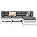 Lusso Casadino -  Set Salotto Da Giardino 4 Pz Bianco In Legno Massello Di Pino - Foto miniatura 8