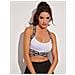 Reggiseno Sportivo Bianco Confortevole Con Spalline Regolabili  L - Foto miniatura 4