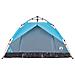 Tenda a Cupola da Campeggio 2 Persone Blu a Rilascio Rapido - Foto miniatura 4