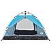 Tenda a Cupola da Campeggio 2 Persone Blu a Rilascio Rapido - Foto miniatura 6