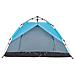 Tenda a Cupola da Campeggio 2 Persone Blu a Rilascio Rapido - Foto miniatura 7