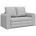 Divano Letto 2-in-1 Grigio Nuvola 148x71x83 cm Tessuto - Foto miniatura 1