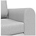 Divano Letto 2-in-1 Grigio Nuvola 148x71x83 cm Tessuto - Foto miniatura 8